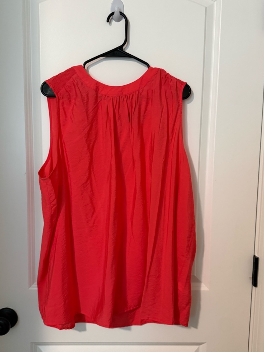 Women’s Sleeveless Coral Blouse